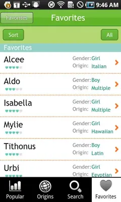 Baby Names android App screenshot 3